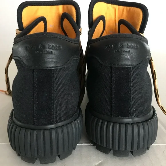 Rag & Bone Army Hiking Sneakers Boots Shoes Low Top Canvas Lace Up NWOT 38.5 - Picture 7 of 16